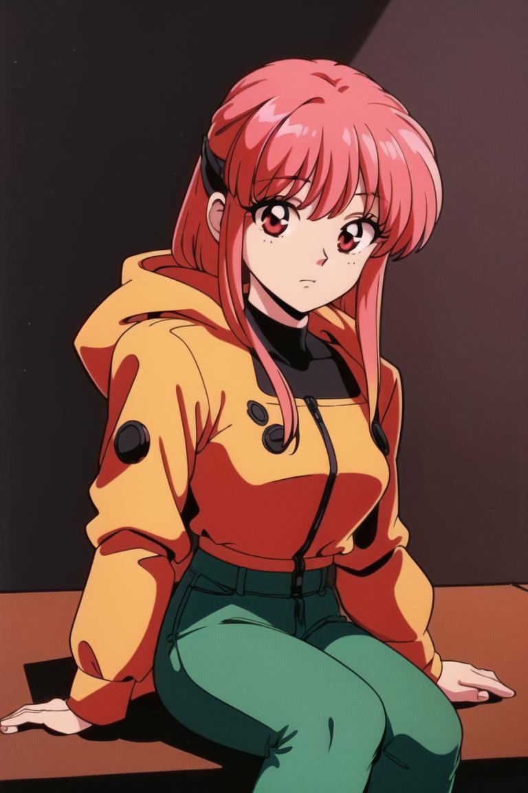 ArtStation - anime girl 90s style